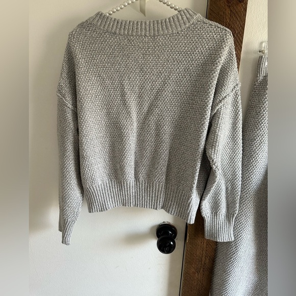 New Sincerely Jules Knit Lounge Set Button Crop Cardigan Sweater & Pants XS - Picture 16 of 16